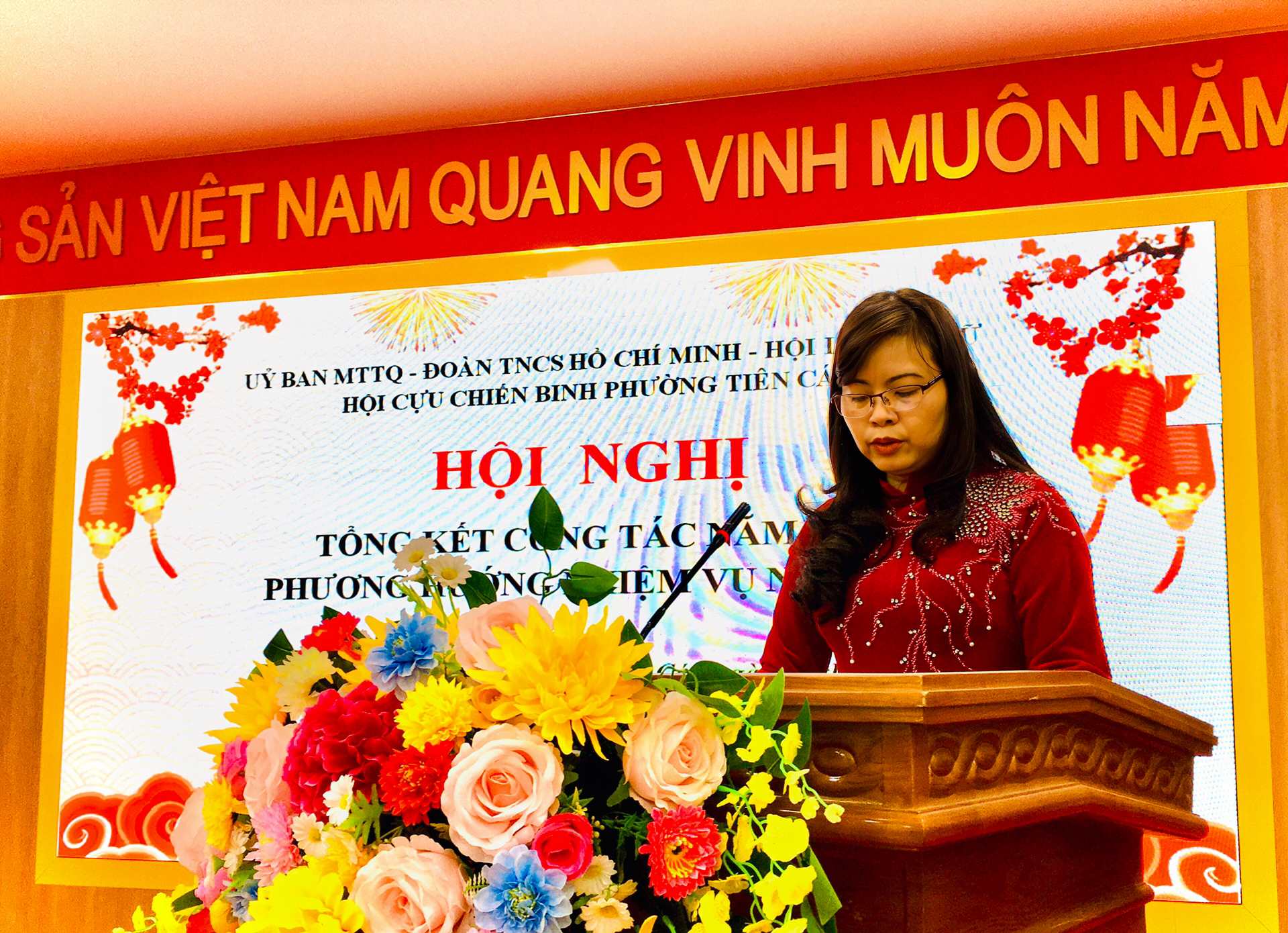 Hội nghị tổng kết công tác năm 2022 và triển khai nhiệm vụ trọng tâm năm 2023 của MTTQ Việt Nam và các tổ chức chính trị – xã hội phường Tiên Cát